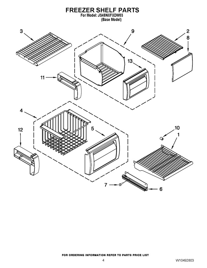 Diagram for JS48NXFXDW03