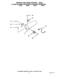 Diagram for 05 - Dryer Heating Parts - Gas
