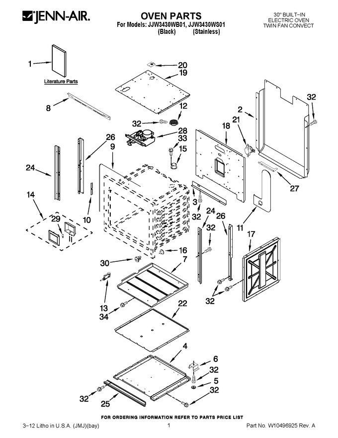 Diagram for JJW3430WB01