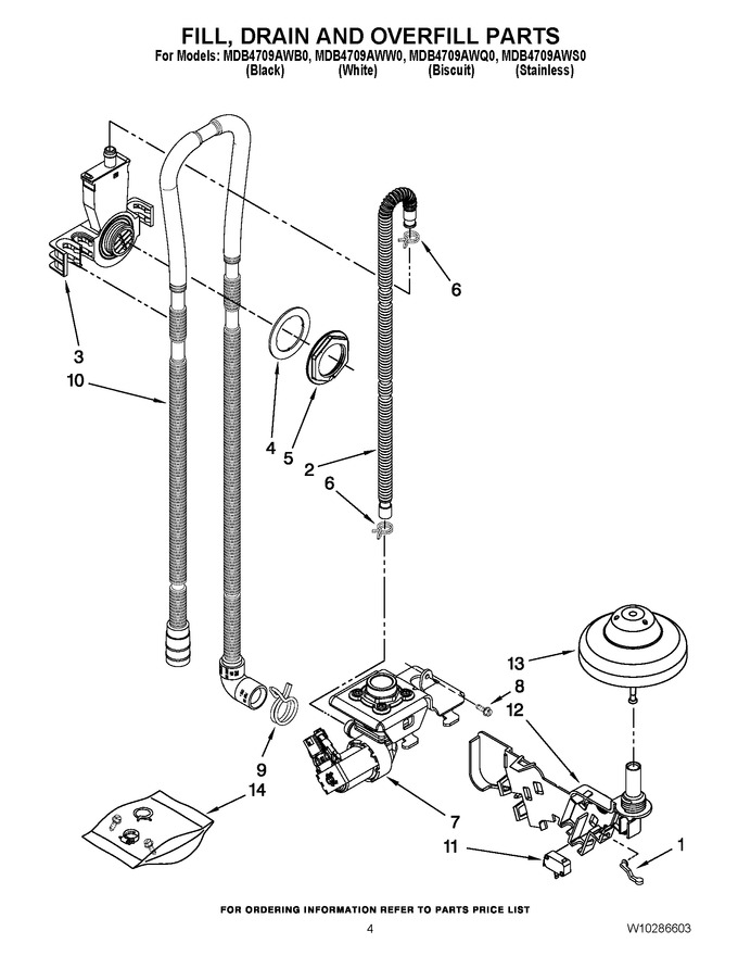 Diagram for MDB4709AWW0