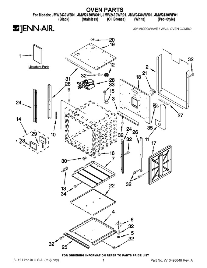 Diagram for JMW2430WB01