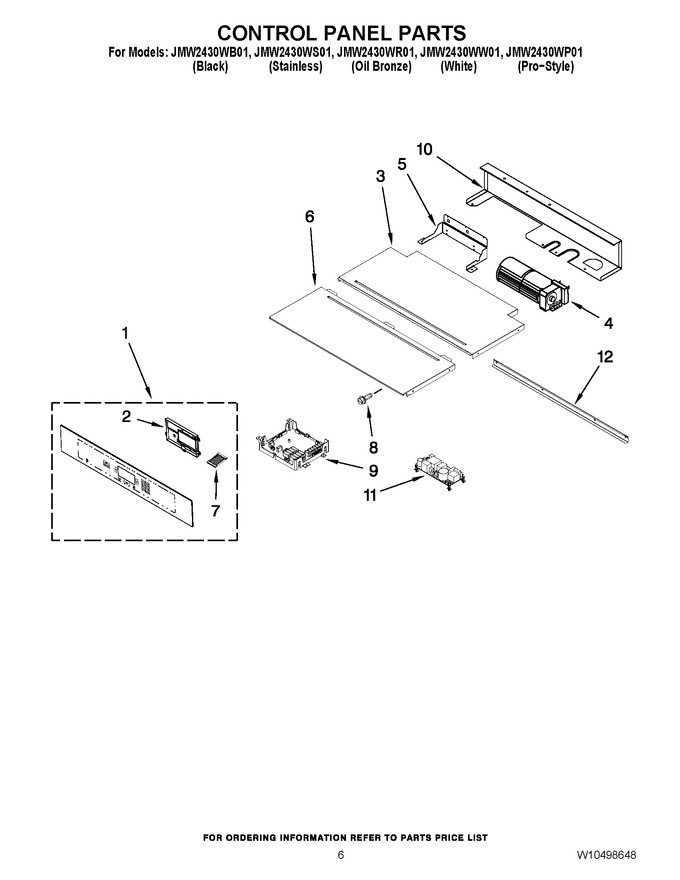 Diagram for JMW2430WP01