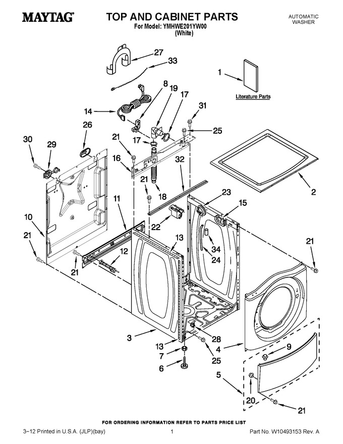 Diagram for YMHWE201YW00