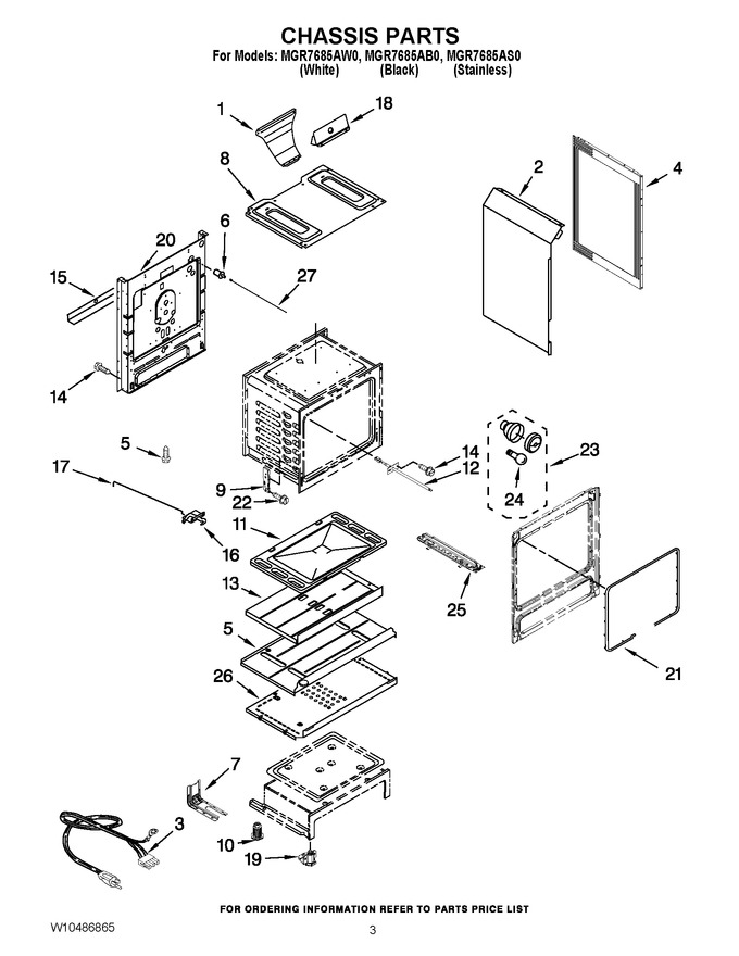 Diagram for MGR7685AW0