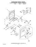 Diagram for 08 - Dispenser Front Parts
