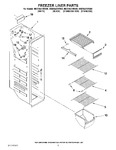 Diagram for 04 - Freezer Liner Parts