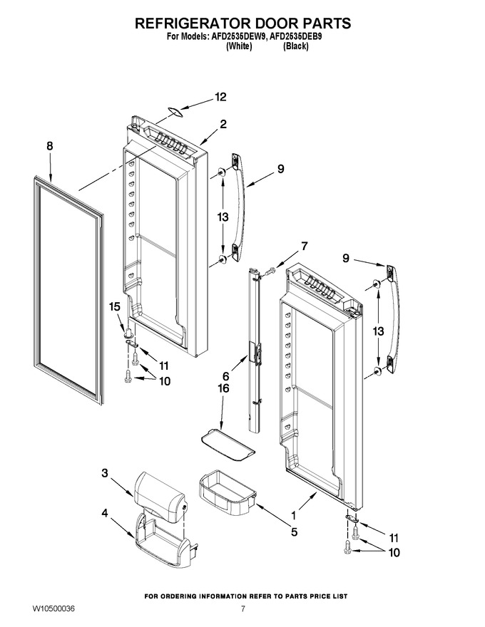 Diagram for AFD2535DEW9