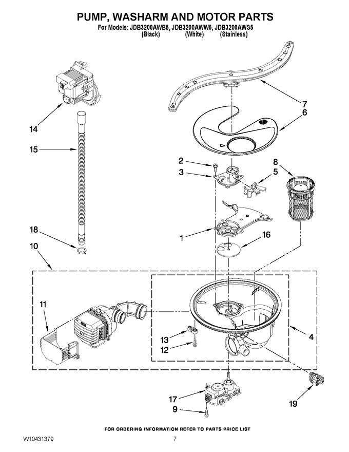 Diagram for JDB3200AWB5