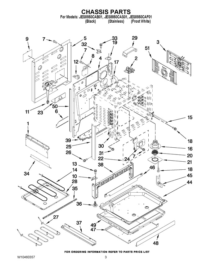 Diagram for JES8850CAS01