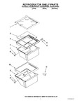 Diagram for 03 - Refrigerator Shelf Parts