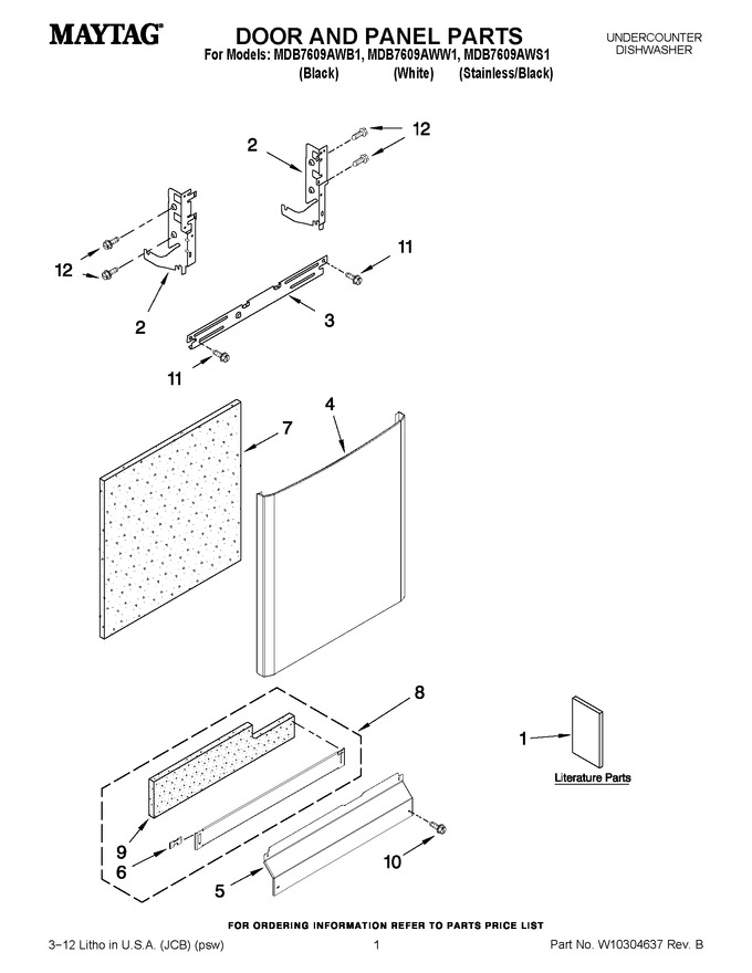 Diagram for MDB7609AWW1