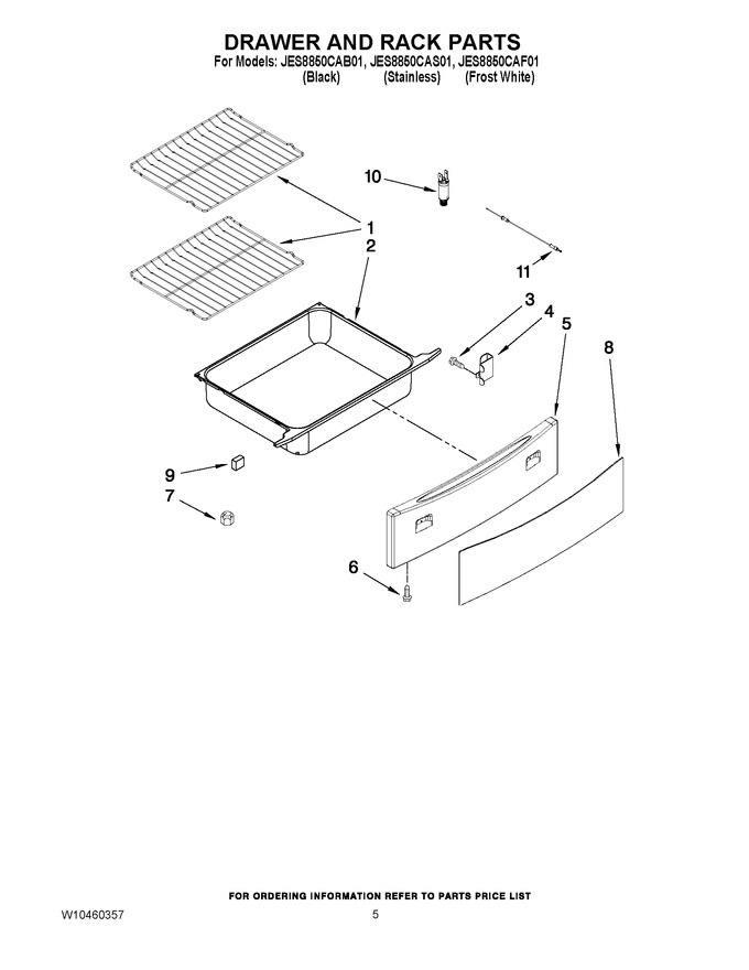 Diagram for JES8850CAS01