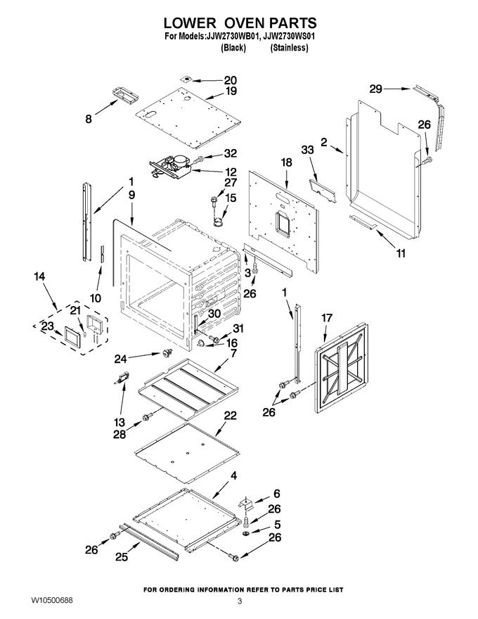 Diagram for JJW2730WS01