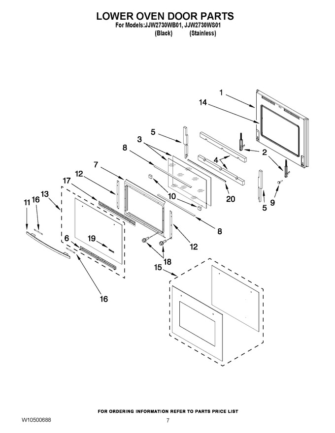 Diagram for JJW2730WS01