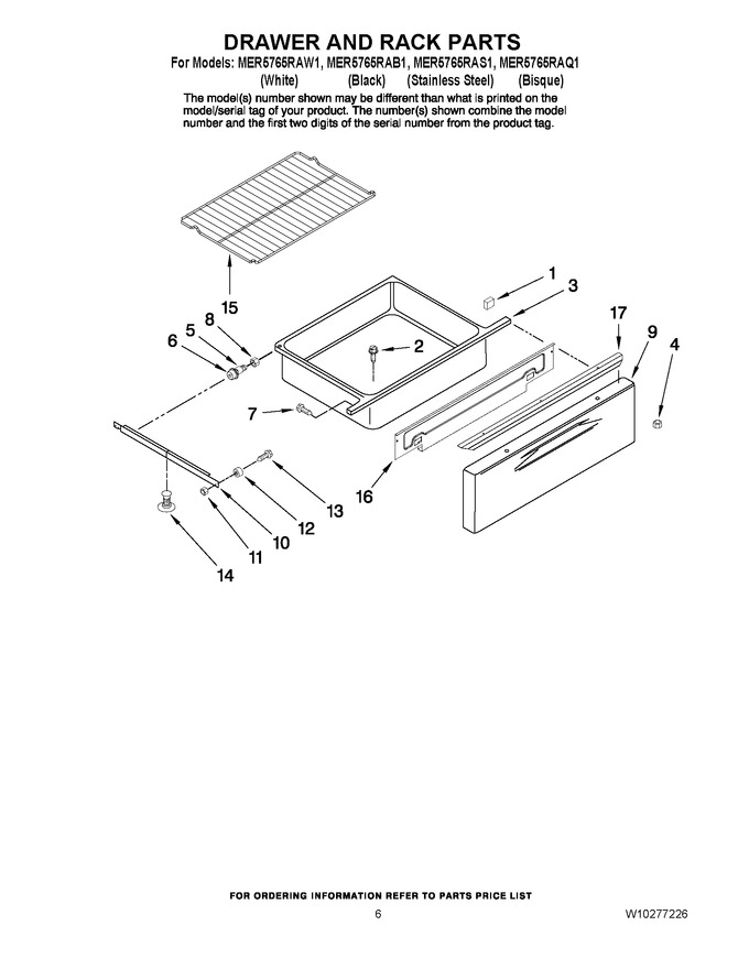 Diagram for MER5765RAW1