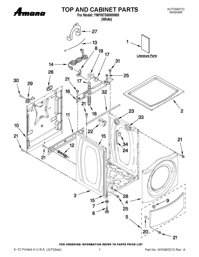 Diagram for YNFW7300WW00