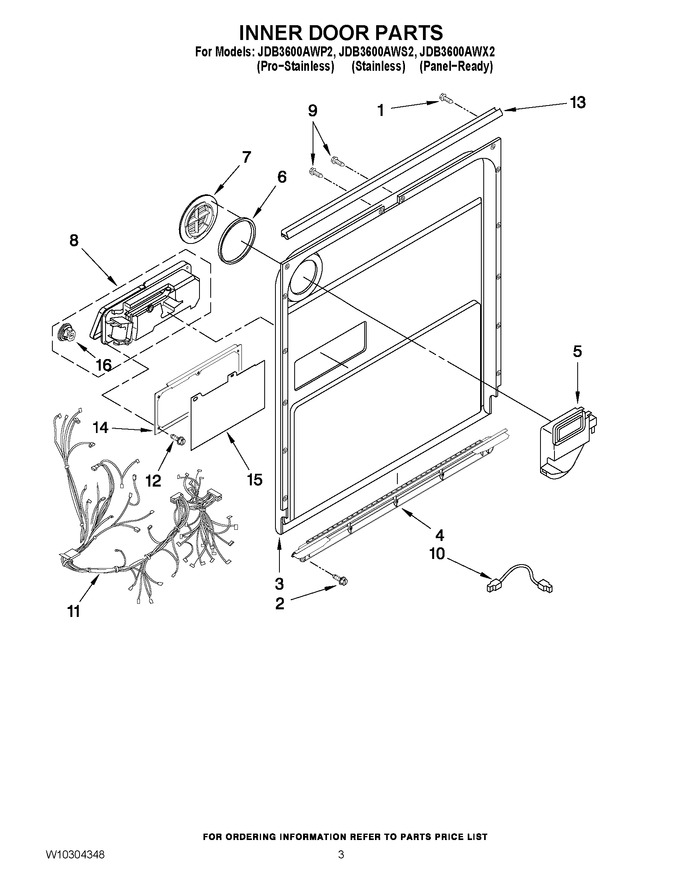 Diagram for JDB3600AWS2