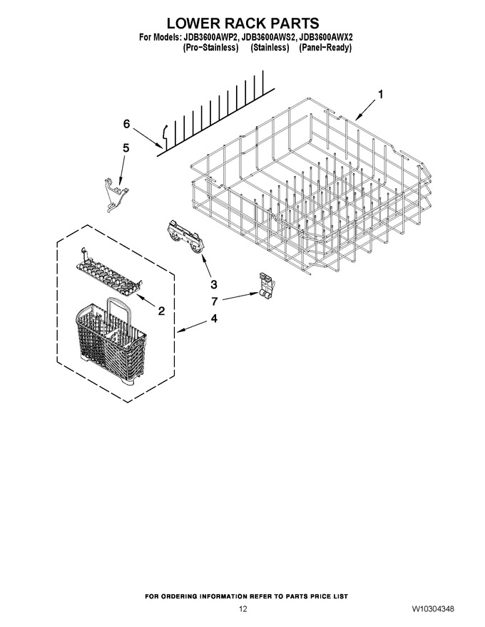 Diagram for JDB3600AWS2