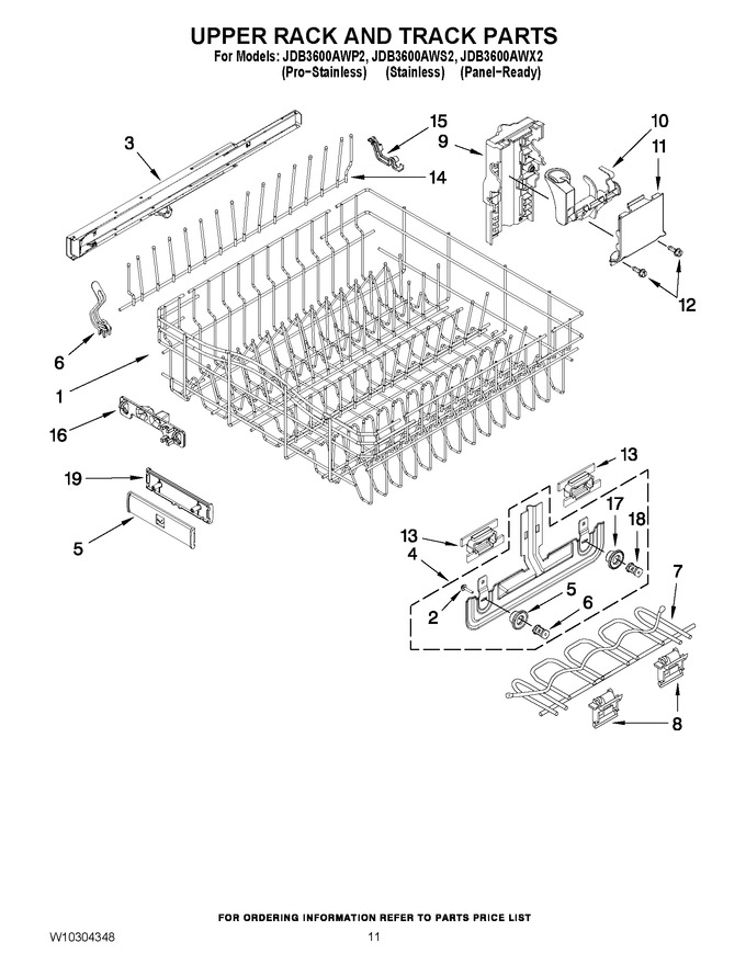 Diagram for JDB3600AWS2