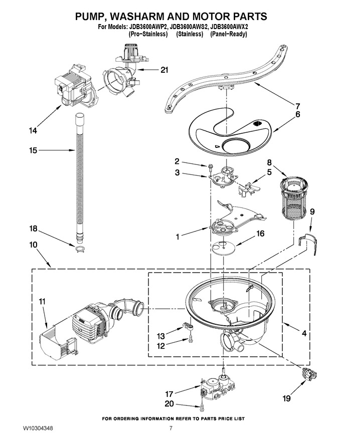 Diagram for JDB3600AWS2