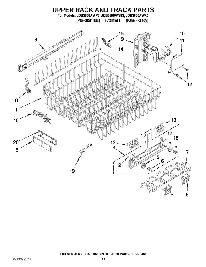 Diagram for JDB3600AWP3