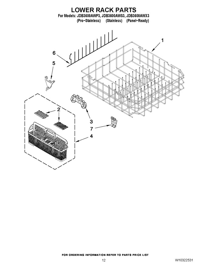 Diagram for JDB3600AWS3