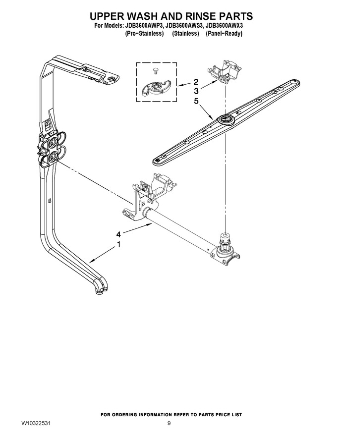 Diagram for JDB3600AWP3