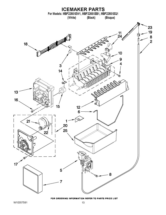 Diagram for MBF2258XEB1