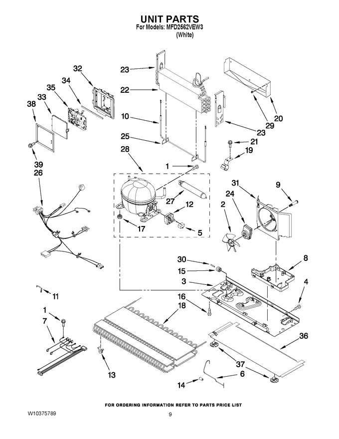 Diagram for MFD2562VEW3