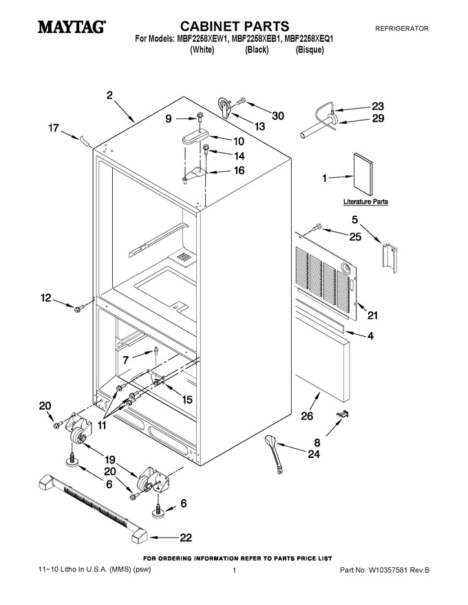 Diagram for MBF2258XEW1