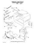 Diagram for 02 - Freezer Liner Parts