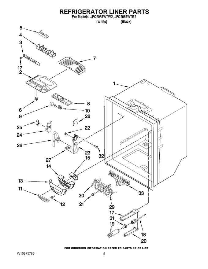 Diagram for JFC2089WTW2