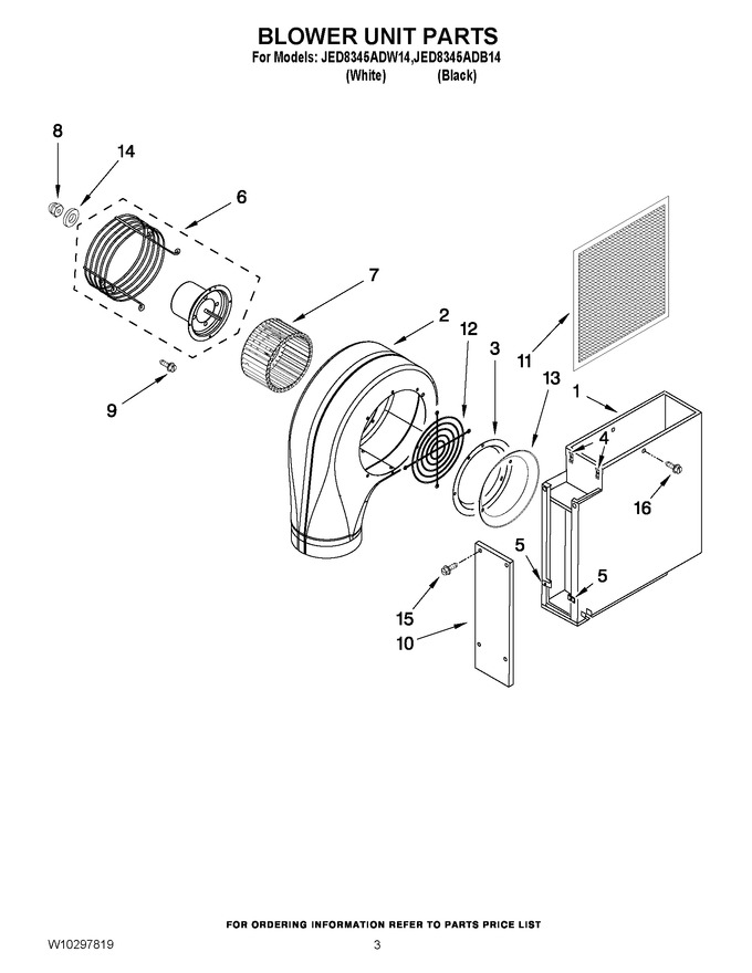 Diagram for JED8345ADB14