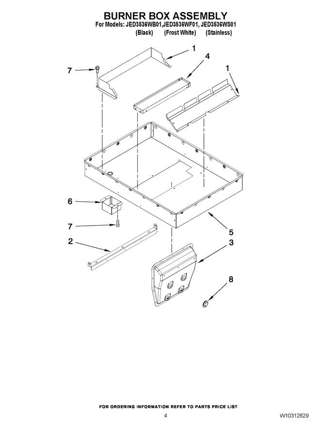 Diagram for JED3536WB01