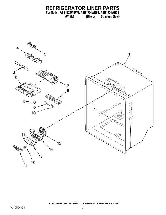 Diagram for ABB1924WEW2