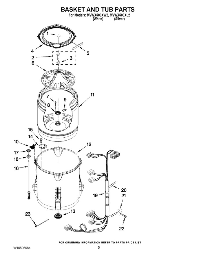 Diagram for MVWX500XL2