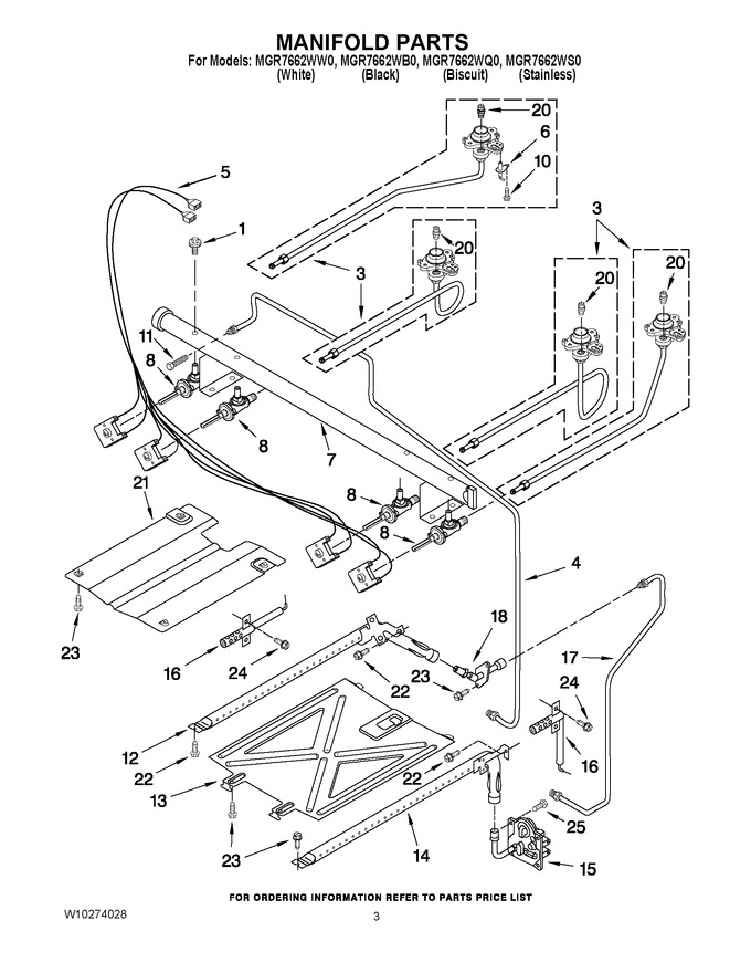 Diagram for MGR7662WW0