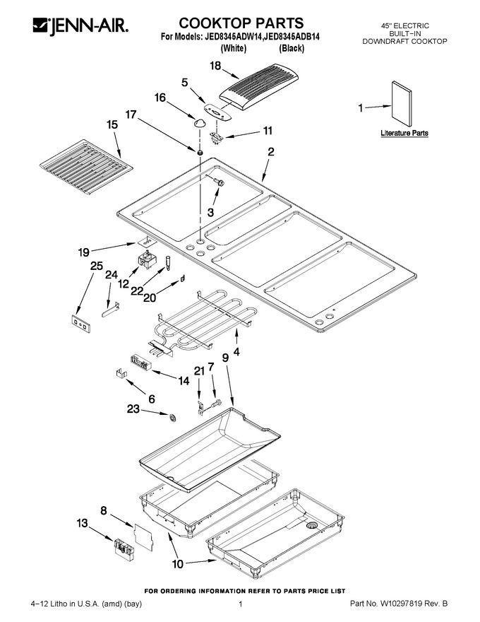 Diagram for JED8345ADB14