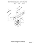 Diagram for 02 - Control Panel And Latch Parts