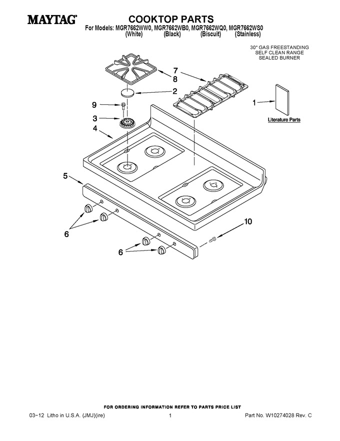 Diagram for MGR7662WB0