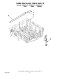 Diagram for 09 - Upper Rack And Track Parts