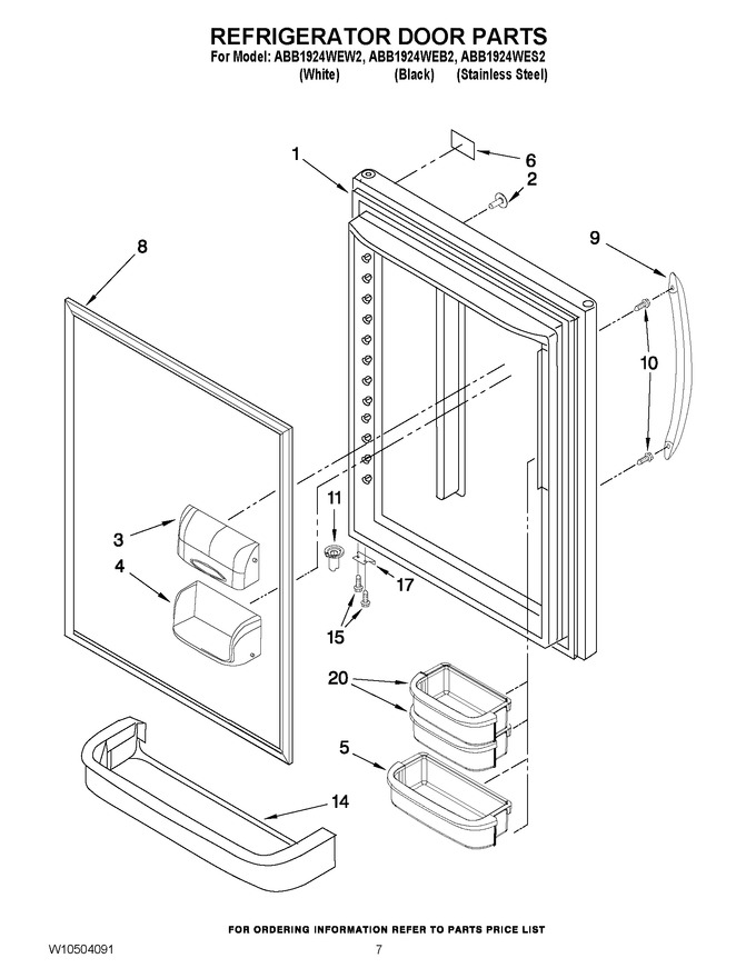 Diagram for ABB1924WEW2