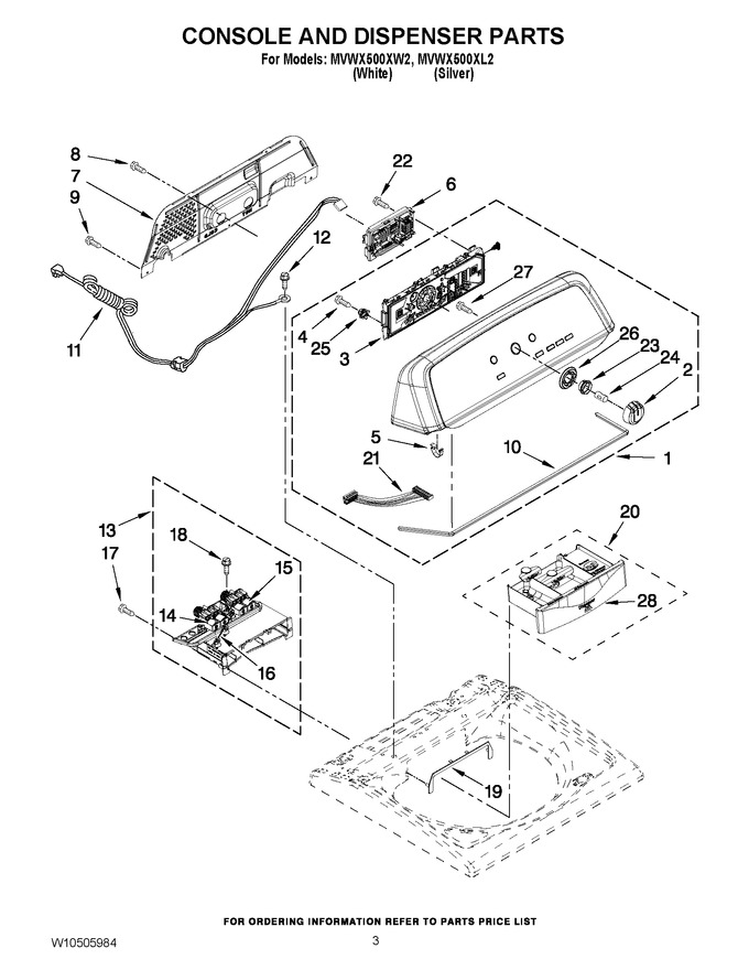 Diagram for MVWX500XW2