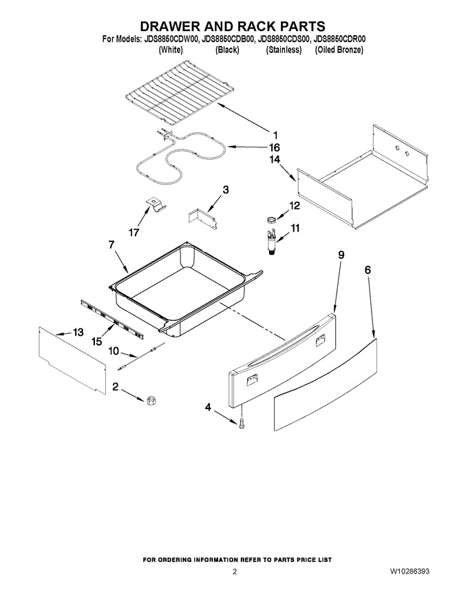 Diagram for JDS8850CDW00