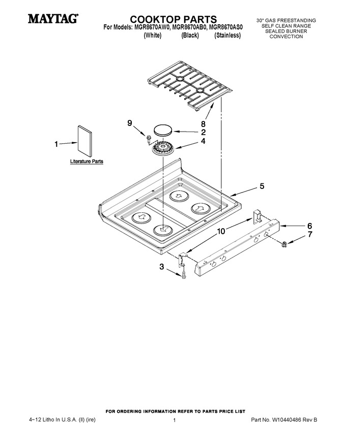 Diagram for MGR8670AS0