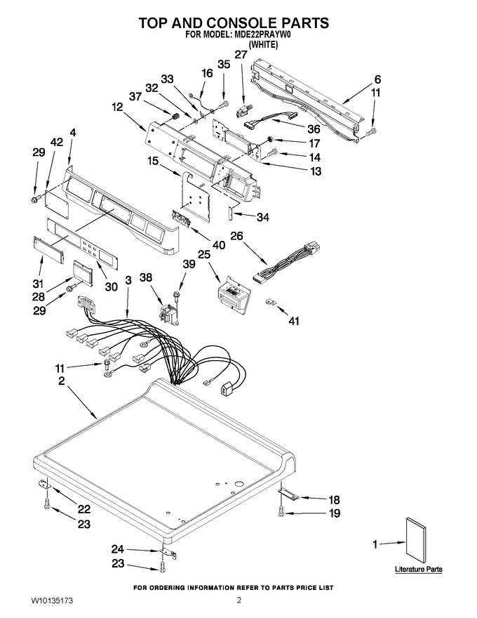 Diagram for MDE22PRAYW0
