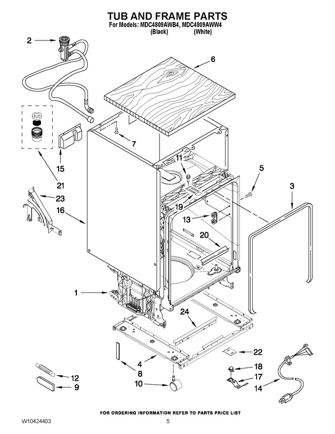 Diagram for MDC4809AWW4