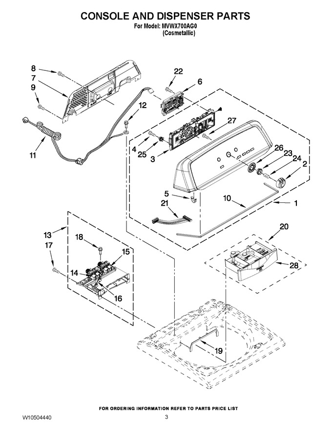 Diagram for MVWX700AG0
