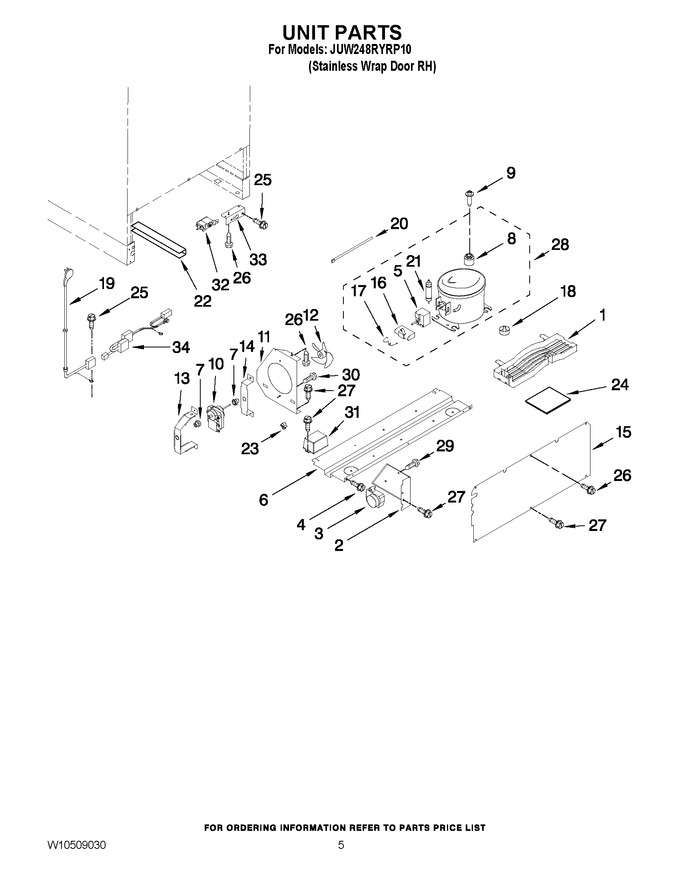 Diagram for JUW248RYRP10