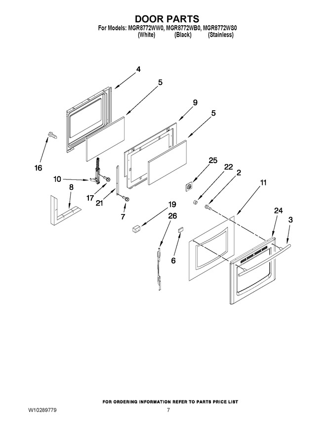 Diagram for MGR8772WB0